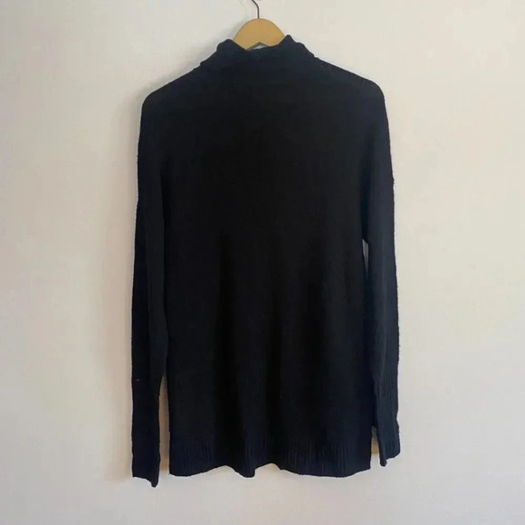 J. Crew Black Wool Blend Turtleneck Sweater - Picture 7 of 8